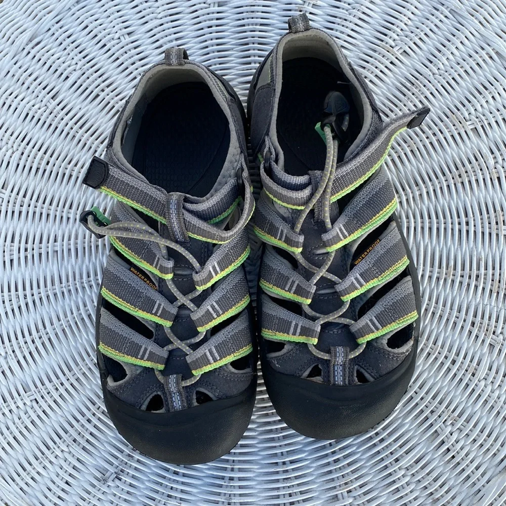 Keen Newport H2 Gray Green Water Hiking Sport Sandals (1014266) Size 5
